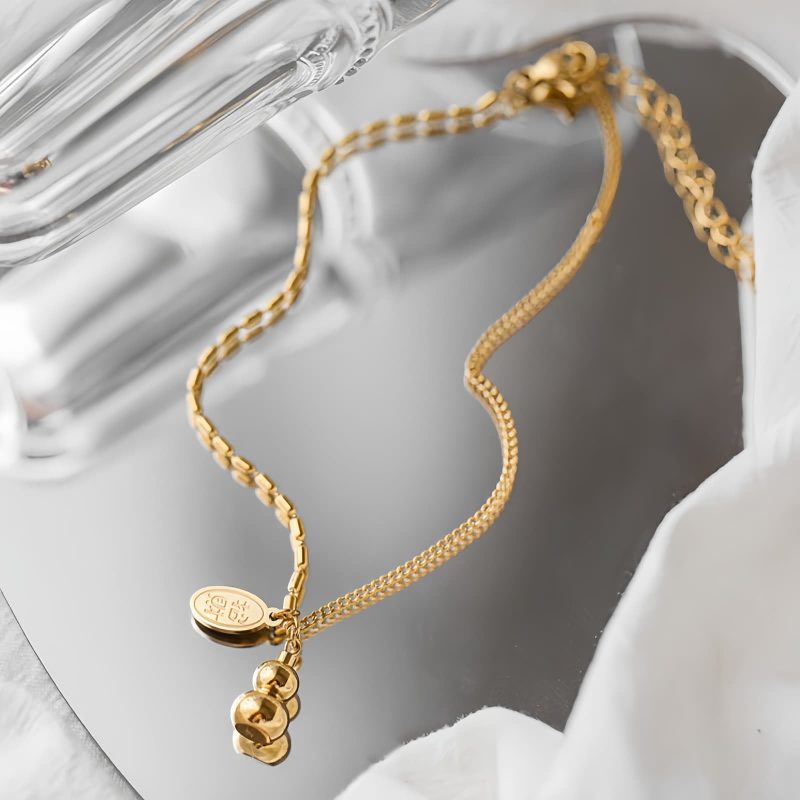 18K Gold Lucky Gourd Wealth Anklet 18K Gold Lucky Gourd Wealth Anklet