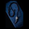 925 Silver Black Obsidian Wolf Tooth Necklace 925 Silver Black Obsidian Wolf Tooth Necklace