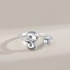 925 Silver Chinese Zodiac Snake Adjustable Ring 925 Silver Chinese Zodiac Snake Adjustable Ring