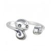 925 Silver Chinese Zodiac Snake Adjustable Ring 925 Silver Chinese Zodiac Snake Adjustable Ring