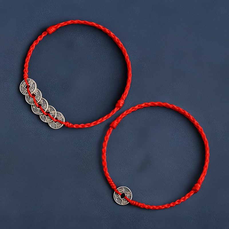 925 Silver Five Emperor Coins Protection Bracelet 925 Silver Five Emperor Coins Protection Bracelet