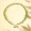 925 Silver Natural Hetian Jade Prosperity Anklet 925 Silver Natural Hetian Jade Prosperity Anklet
