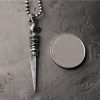 925 Silver Year of the Dragon Dorje Vajra Necklace Pendant 925 Silver Year of the Dragon Dorje Vajra Necklace Pendant