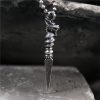 925 Silver Year of the Dragon Dorje Vajra Necklace Pendant 925 Silver Year of the Dragon Dorje Vajra Necklace Pendant