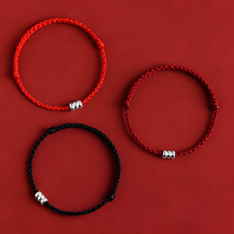 925 Sterling Silver Braided Wealth Protection Bracelet 925 Sterling Silver Braided Wealth Protection Bracelet