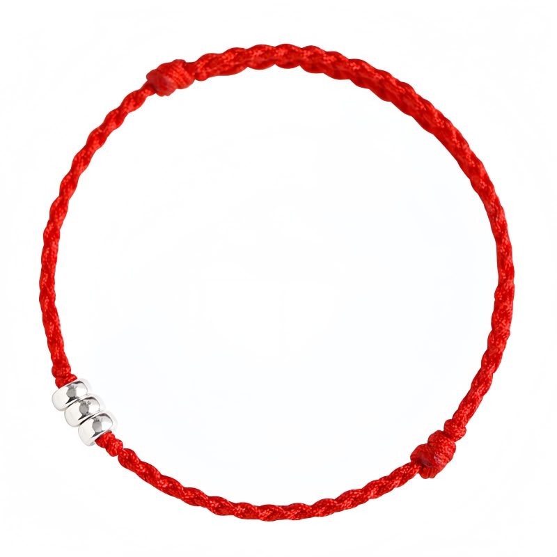 925 Sterling Silver Braided Wealth Protection Bracelet 925 Sterling Silver Braided Wealth Protection Bracelet