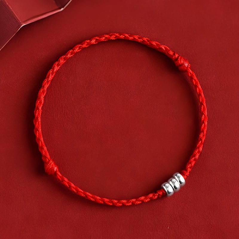 925 Sterling Silver Braided Wealth Protection Bracelet 925 Sterling Silver Braided Wealth Protection Bracelet