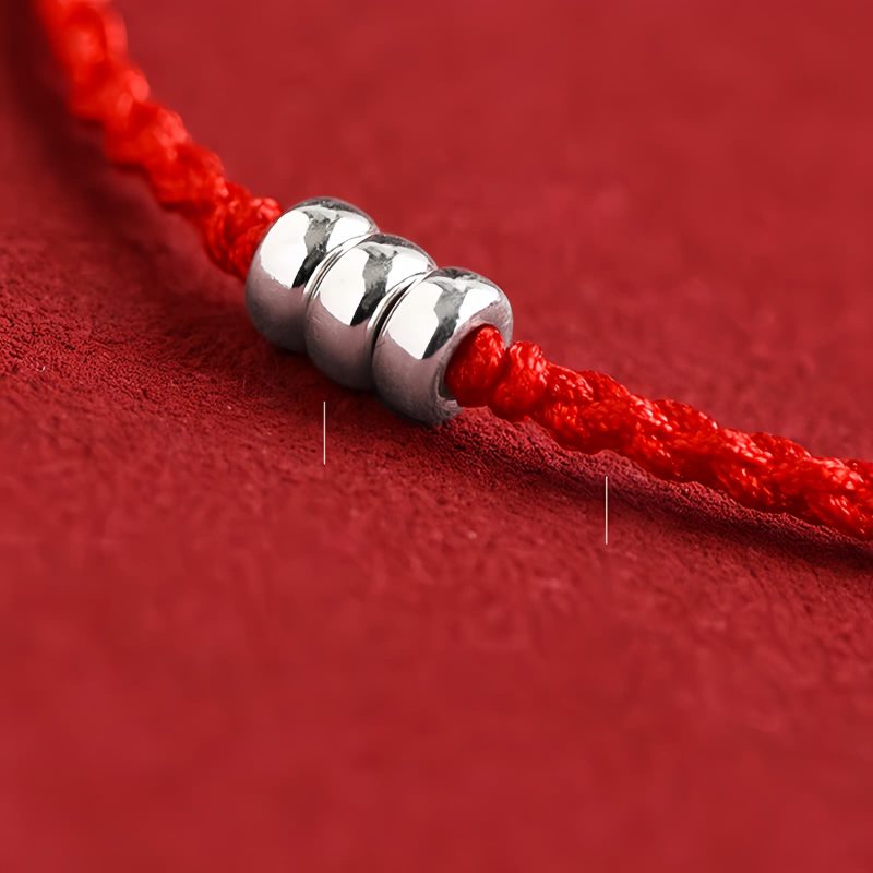 925 Sterling Silver Braided Wealth Protection Bracelet 925 Sterling Silver Braided Wealth Protection Bracelet