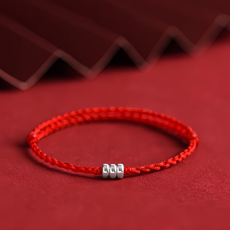925 Sterling Silver Braided Wealth Protection Bracelet 925 Sterling Silver Braided Wealth Protection Bracelet