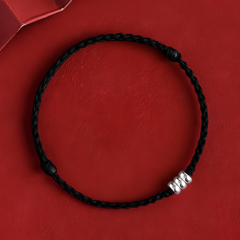 925 Sterling Silver Braided Wealth Protection Bracelet 925 Sterling Silver Braided Wealth Protection Bracelet
