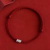 925 Sterling Silver Braided Wealth Protection Bracelet 925 Sterling Silver Braided Wealth Protection Bracelet