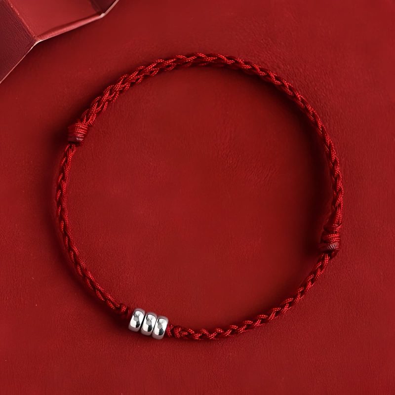 925 Sterling Silver Braided Wealth Protection Bracelet 925 Sterling Silver Braided Wealth Protection Bracelet