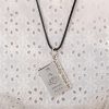990 Silver Heart Sutra Lotus Peace Necklace 990 Silver Heart Sutra Lotus Peace Necklace