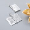 990 Silver Heart Sutra Lotus Peace Necklace 990 Silver Heart Sutra Lotus Peace Necklace
