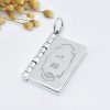 990 Silver Heart Sutra Lotus Peace Necklace 990 Silver Heart Sutra Lotus Peace Necklace