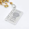 990 Silver Heart Sutra Lotus Peace Necklace 990 Silver Heart Sutra Lotus Peace Necklace