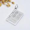 990 Silver Heart Sutra Lotus Peace Necklace 990 Silver Heart Sutra Lotus Peace Necklace