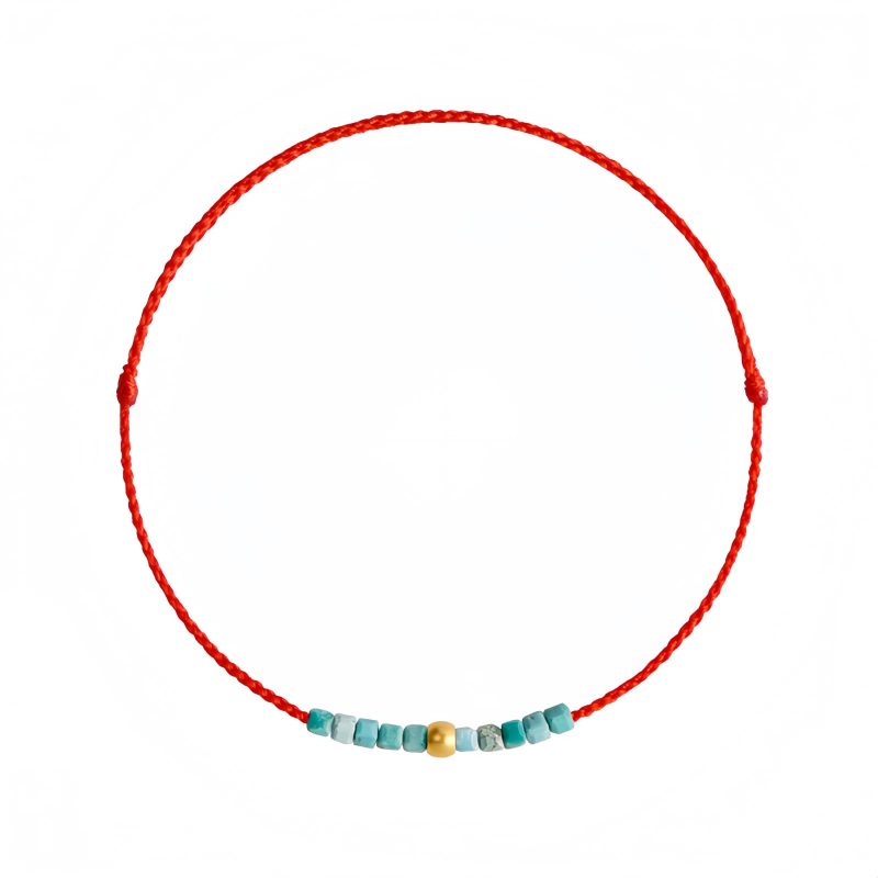 999 Gold Turquoise Protection Bracelet 999 Gold Turquoise Protection Bracelet
