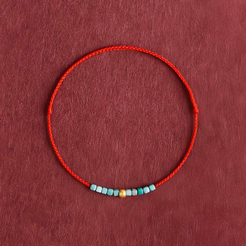 999 Gold Turquoise Protection Bracelet 999 Gold Turquoise Protection Bracelet