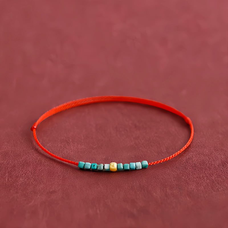 999 Gold Turquoise Protection Bracelet 999 Gold Turquoise Protection Bracelet