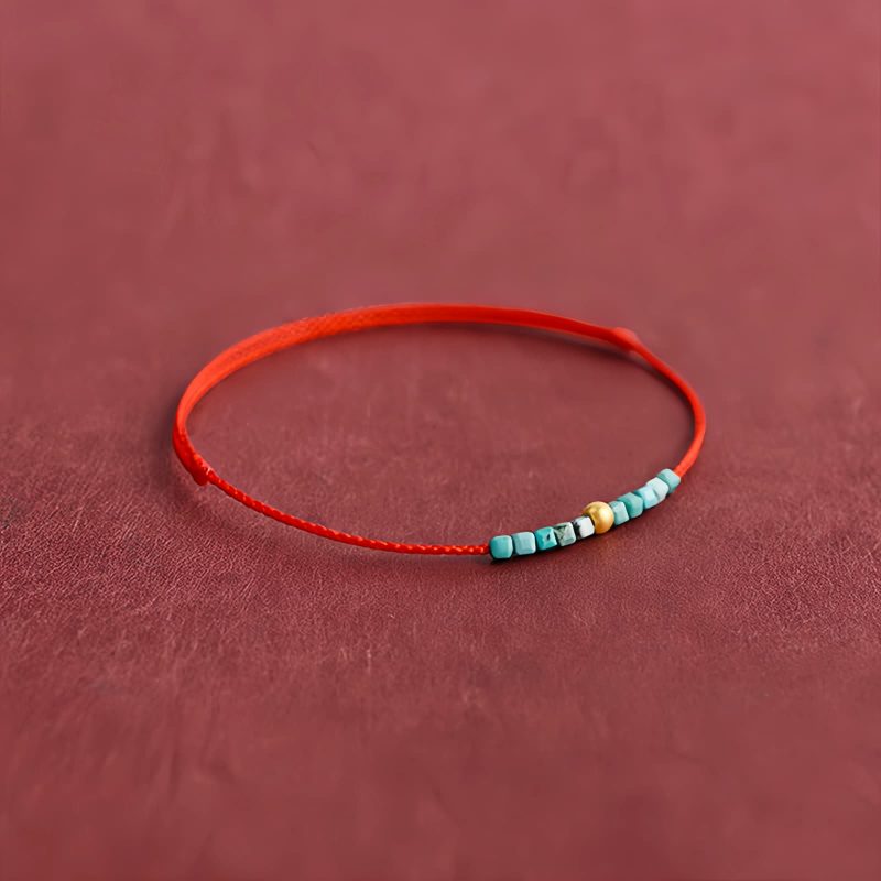 999 Gold Turquoise Protection Bracelet 999 Gold Turquoise Protection Bracelet