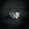 Anillo de Protección Máscara de Sanxingdui en Plata de Ley 999 999 Silver Sanxingdui Mask Protection Ring