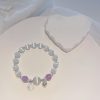 Cat's Eye Amethyst Fu Character Support Bracelet Cat's Eye Amethyst Fu Character Support Bracelet