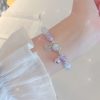 Cat's Eye Amethyst Fu Character Support Bracelet Cat's Eye Amethyst Fu Character Support Bracelet