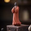 Ceramic Compassion Meditating Monk Decoration Ceramic Compassion Meditating Monk Decoration