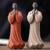 Ceramic Compassion Meditating Monk Decoration Ceramic Compassion Meditating Monk Decoration