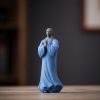 Ceramic Compassion Meditating Monk Decoration Ceramic Compassion Meditating Monk Decoration
