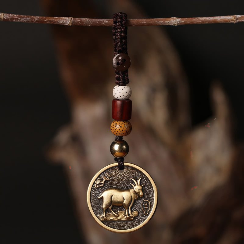 Copper Keychain Decoration - Chinese Zodiac