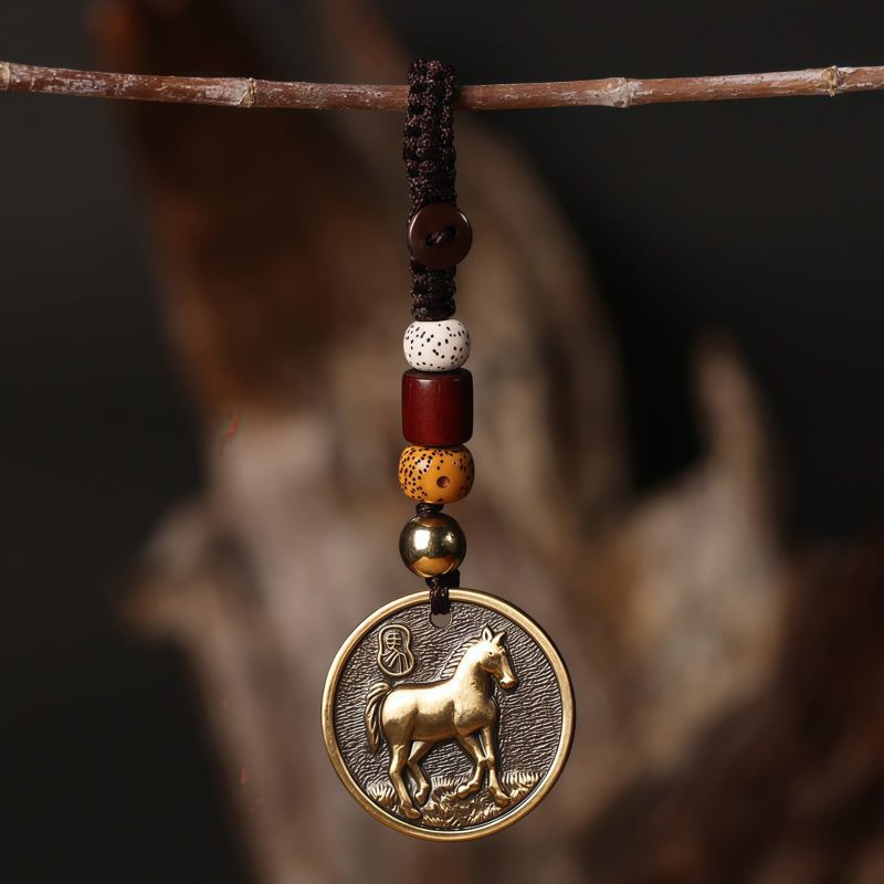 Copper Keychain Decoration - Chinese Zodiac