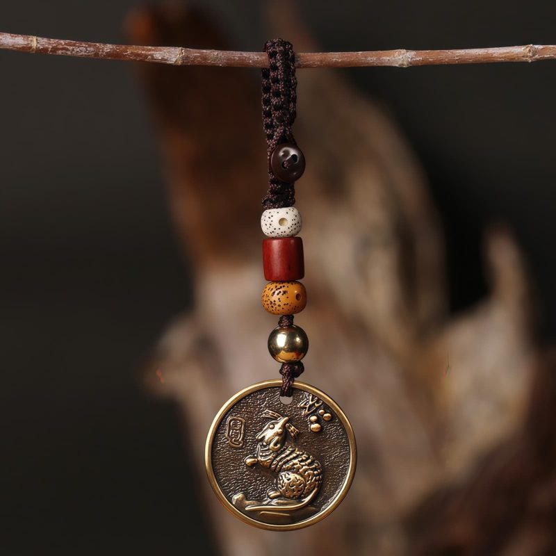 Copper Keychain Decoration - Chinese Zodiac