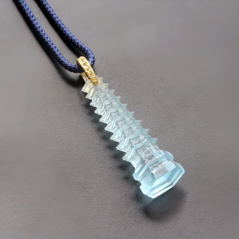 Liuli Ancient Pagoda Wisdom Necklace Liuli Ancient Pagoda Wisdom Necklace