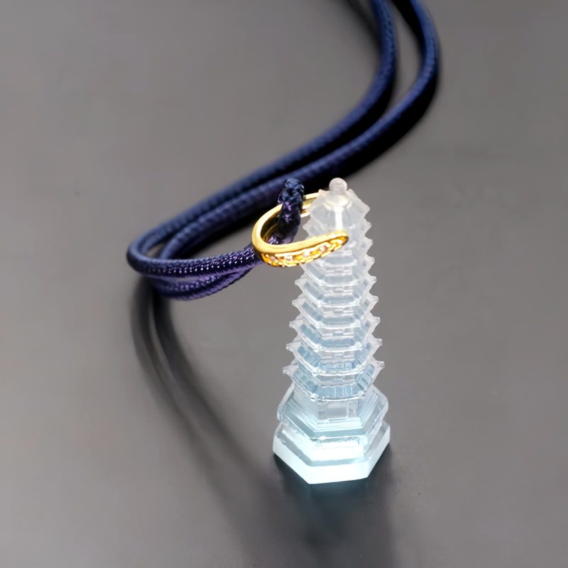 Liuli Ancient Pagoda Wisdom Necklace Liuli Ancient Pagoda Wisdom Necklace