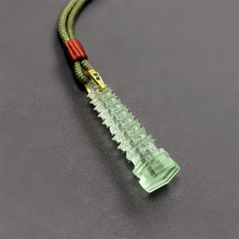 Liuli Ancient Pagoda Wisdom Necklace Liuli Ancient Pagoda Wisdom Necklace