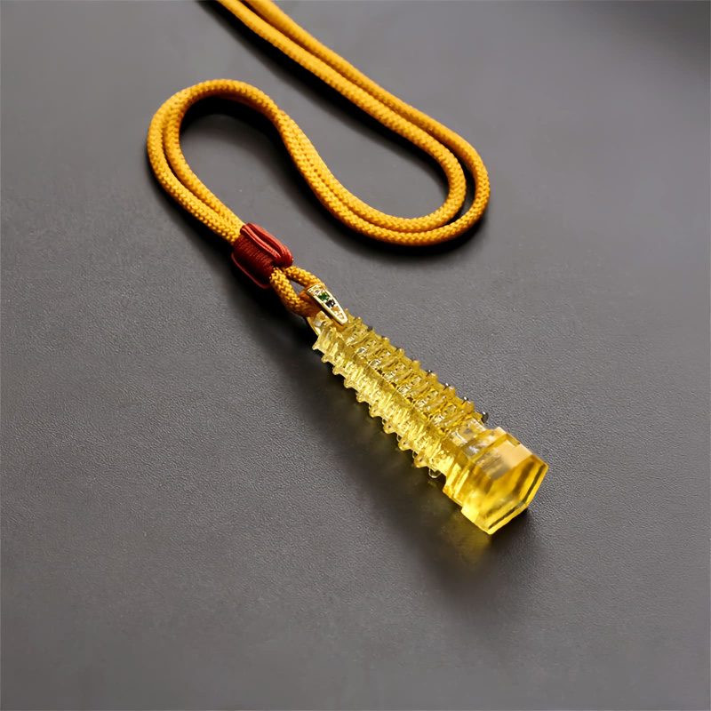 Liuli Ancient Pagoda Wisdom Necklace Liuli Ancient Pagoda Wisdom Necklace