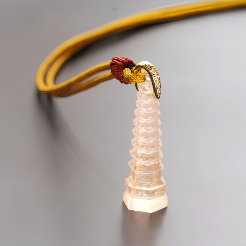 Liuli Ancient Pagoda Wisdom Necklace Liuli Ancient Pagoda Wisdom Necklace