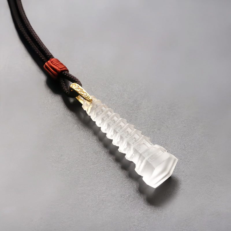 Liuli Ancient Pagoda Wisdom Necklace Liuli Ancient Pagoda Wisdom Necklace