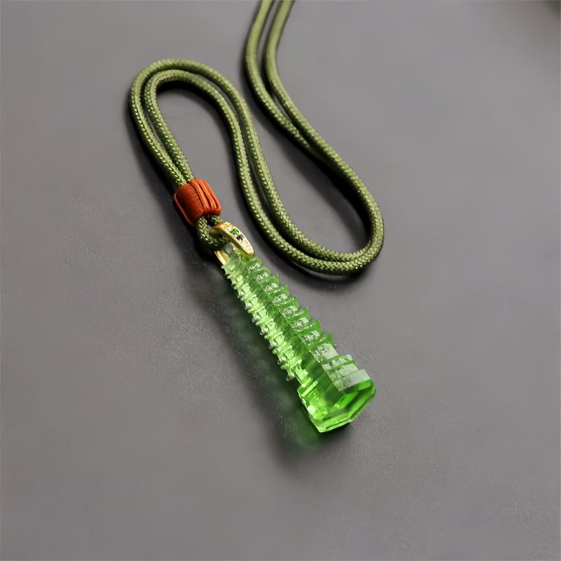 Liuli Ancient Pagoda Wisdom Necklace Liuli Ancient Pagoda Wisdom Necklace