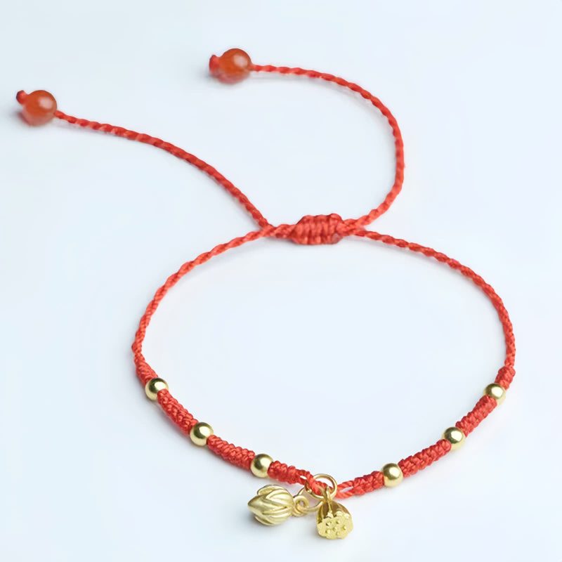 Lotus Pod Luck Rope Anklet Lotus Pod Luck Rope Anklet