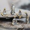 Metal Mini Buddha Meditation Statues Set Metal Mini Buddha Meditation Statues Set