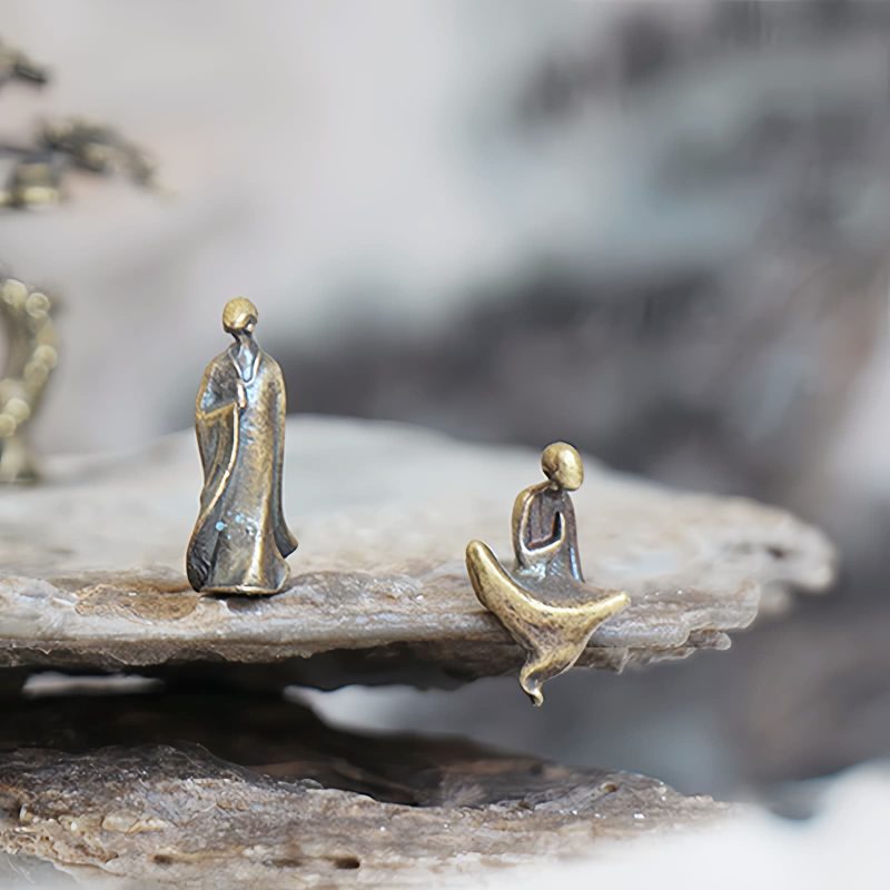 Metal Mini Buddha Meditation Statues Set Metal Mini Buddha Meditation Statues Set