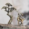 Metal Mini Buddha Meditation Statues Set Metal Mini Buddha Meditation Statues Set
