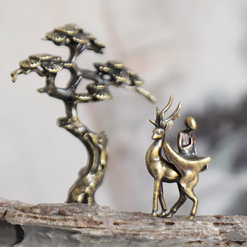 Metal Mini Buddha Meditation Statues Set Metal Mini Buddha Meditation Statues Set