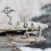 Metal Mini Buddha Meditation Statues Set Metal Mini Buddha Meditation Statues Set