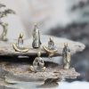 Metal Mini Buddha Meditation Statues Set Metal Mini Buddha Meditation Statues Set