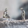 Metal Mini Buddha Meditation Statues Set Metal Mini Buddha Meditation Statues Set