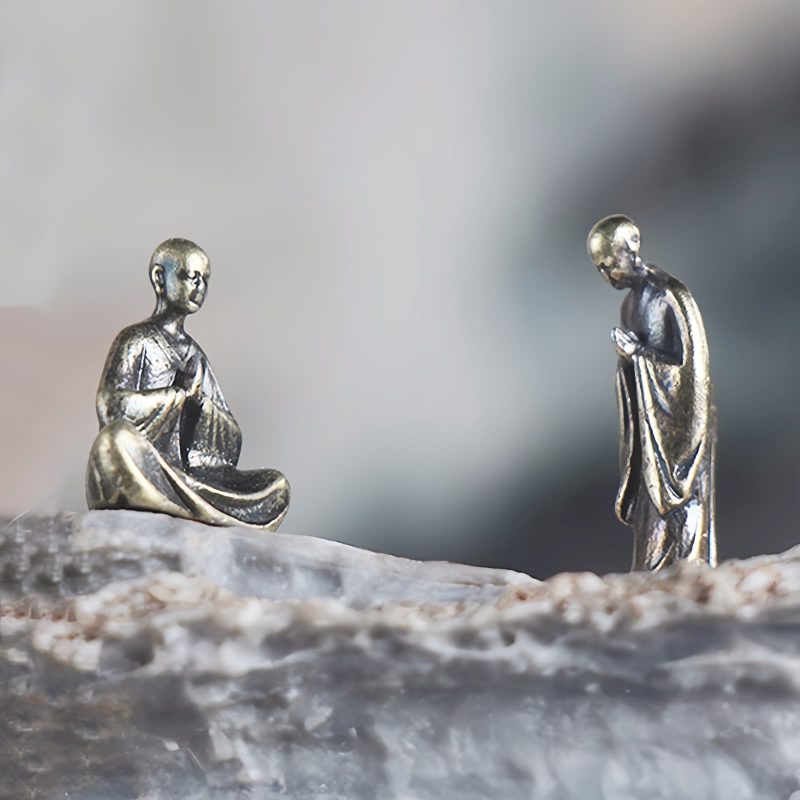 Metal Mini Buddha Meditation Statues Set Metal Mini Buddha Meditation Statues Set
